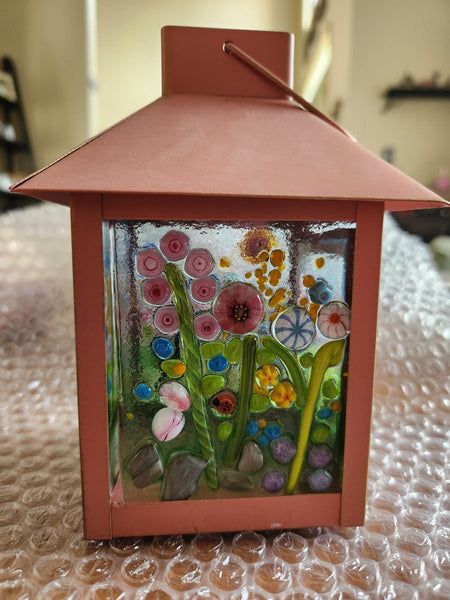 Flower Garden Small Lantern
