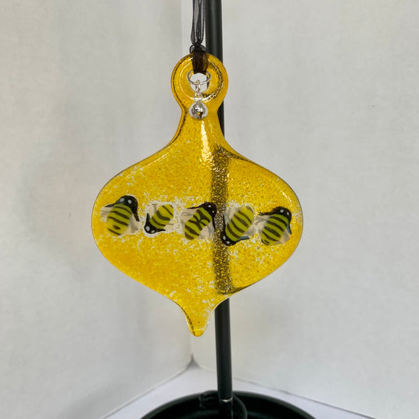 Honey yellow bee suncatchers/ornaments